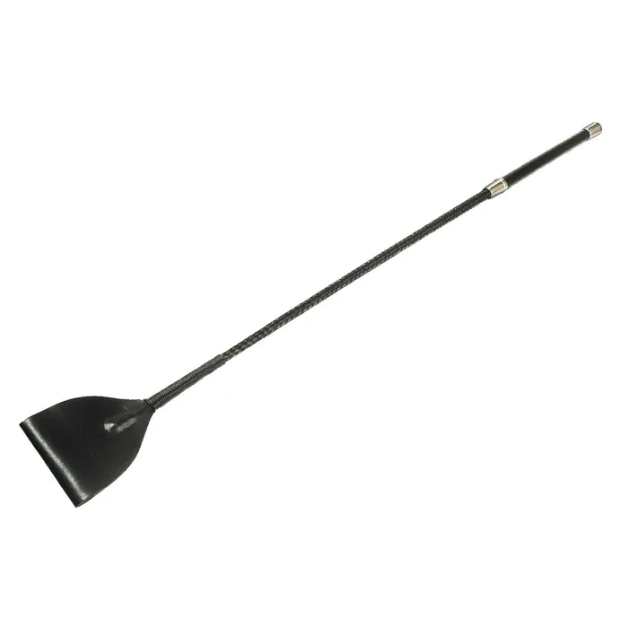 Restraints Master Series Mare Black Leather Riding Crop