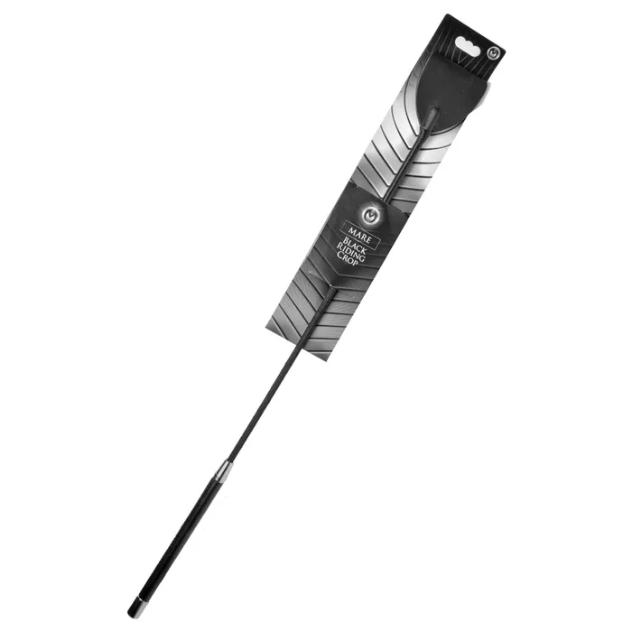 Restraints | Master Series Mare Black Leather Riding Crop