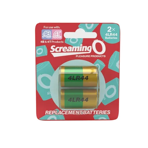 SCREAMING O 4LR44 BATTERIES 2 PACK Screaming O Enhancers