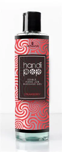 Sensuva Enhancers Handi Pop Handjob Massage Gel Strawberry 42 Oz