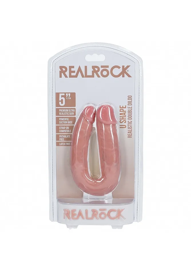 Shots RealRock U Shaped Double Dildo 5 Dildos