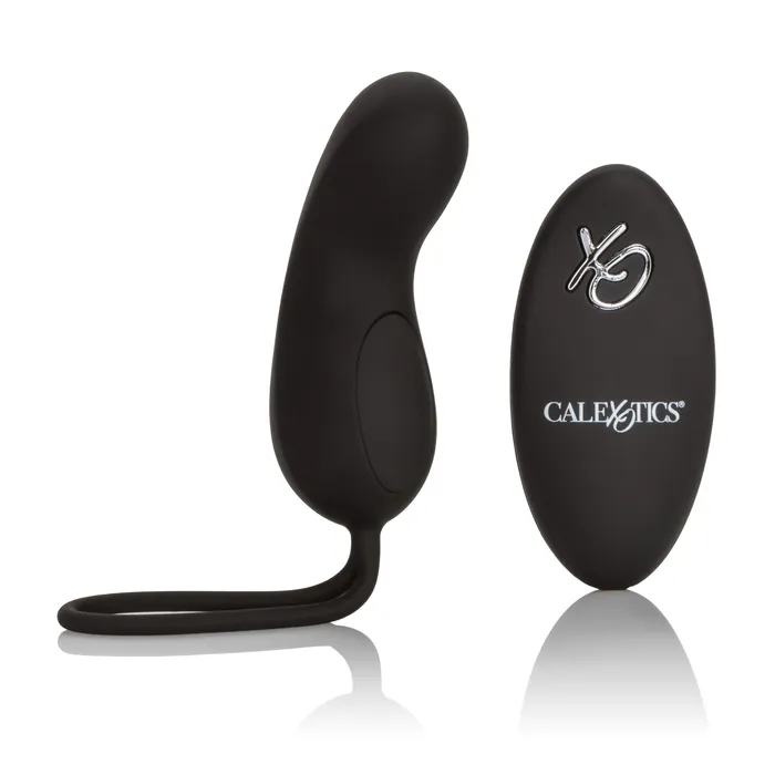 Silicone Remote Rechargeable Curve Black CalExotics Anal