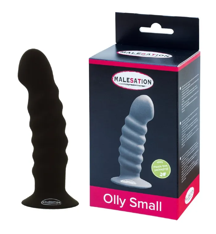 St Rubber Anal MALESATION OLLY DILDO SMALL BLACK