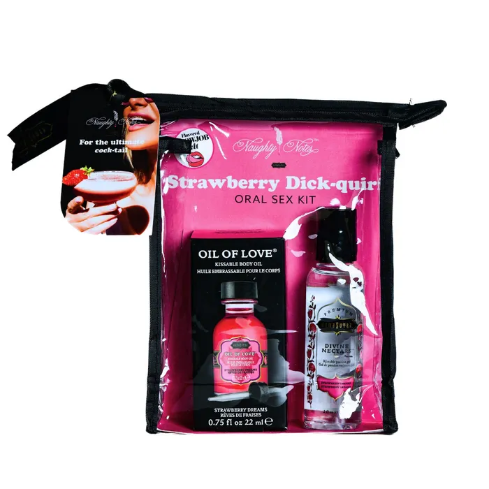 Strawberry DickQuiri Oral Sex Kit 75 Oz Kama Sutra Couples