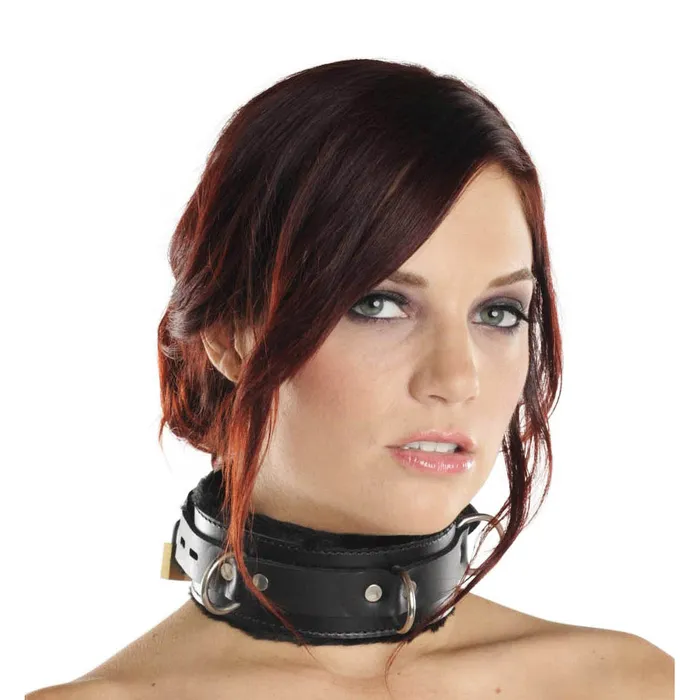 Strict Leather Premium Fur Lined Locking Collar | Strict Leather Restraints