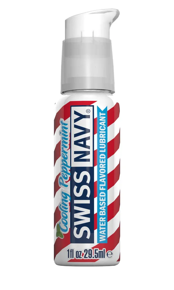 Swiss Navy Cooling Peppermint Lubricant 1oz 295ml MD Science Lab Lubricants