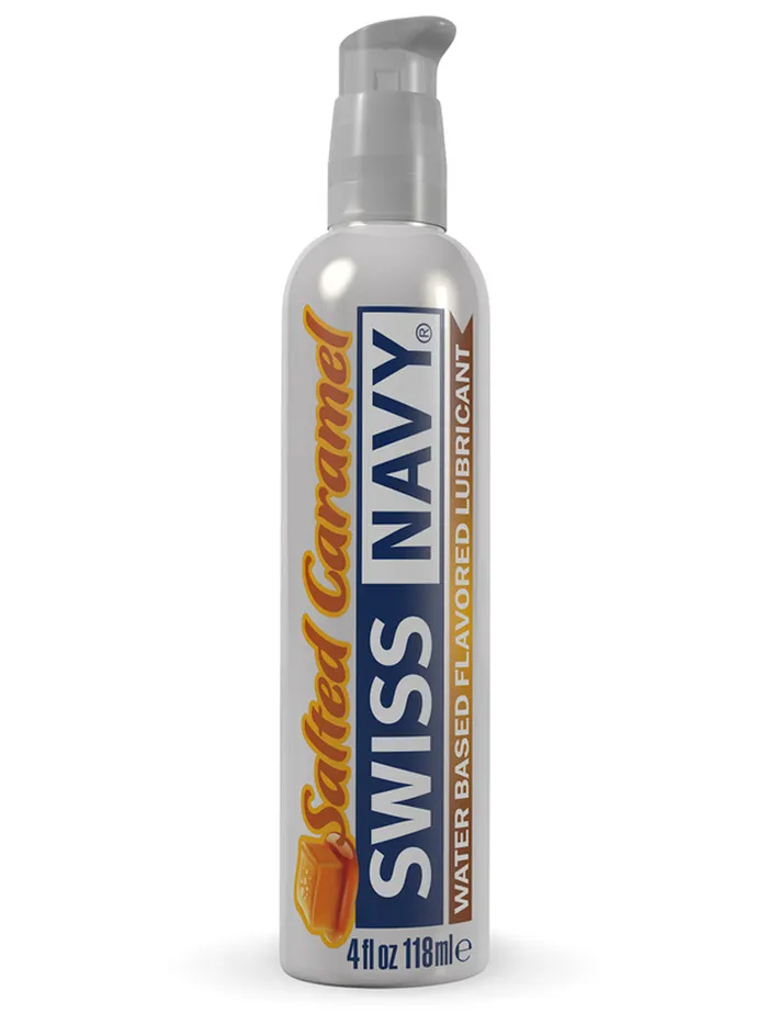 Swiss Navy Lubricants SWISS NAVY SALTED CARAMEL FLAVOURED LUBRICANT 118ML 4oz