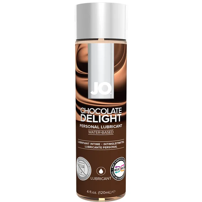 System JO H2O Flavored Chocolate Delight Personal Lubricant Oral Sex Lube 120ml System Jo Sexual Health Wellbeing