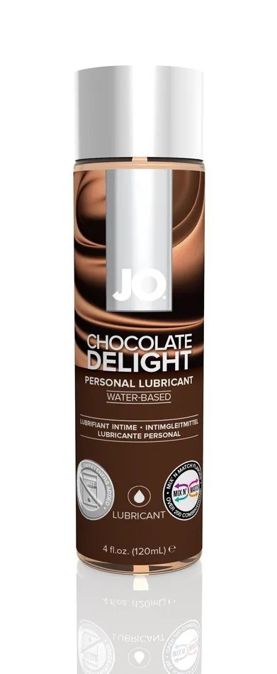 System JO H2O Flavored Chocolate Delight Personal Lubricant Oral Sex Lube 120ml | System Jo Sexual Health & Wellbeing