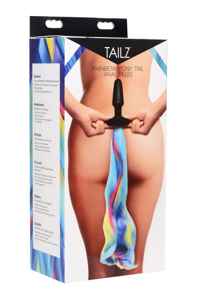 Tailz Anal | Rainbow Pony Tail Anal Plug