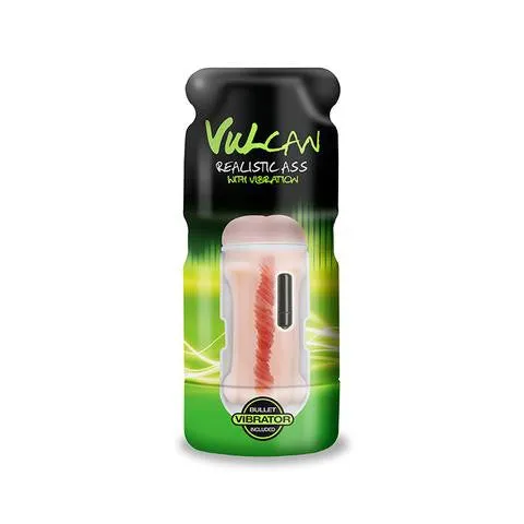 Topco Male Sex Toys Cyberskin Vulcan Realistic Ass With Vibration Cream