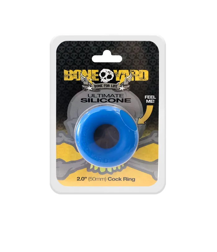 Ultimate Silicone Cock Ring Blue | Boneyard Male Sex Toys