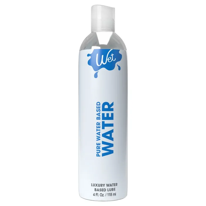 Wet Water Luxury Waterbased Lubricant 4 Oz Wet Lubricants