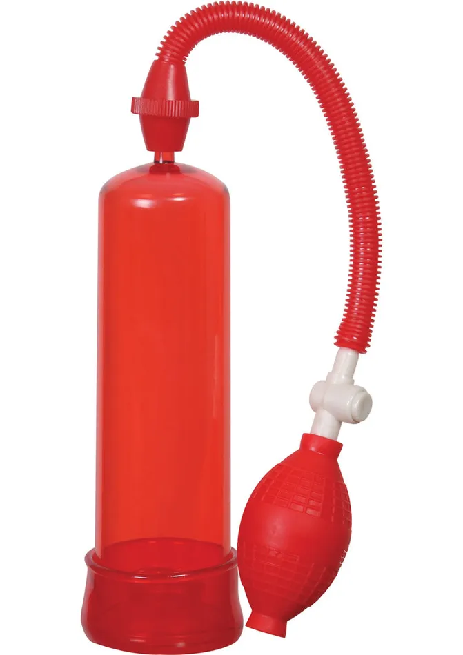 Abs Holdings Male Sex Toys | Pumped Up Fire Penis Pump Linx Red