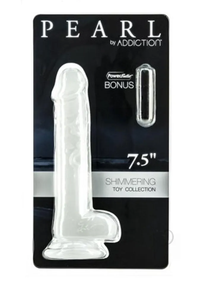 Addiction Pearl Dong 75 White Bms Enterprises Dildos