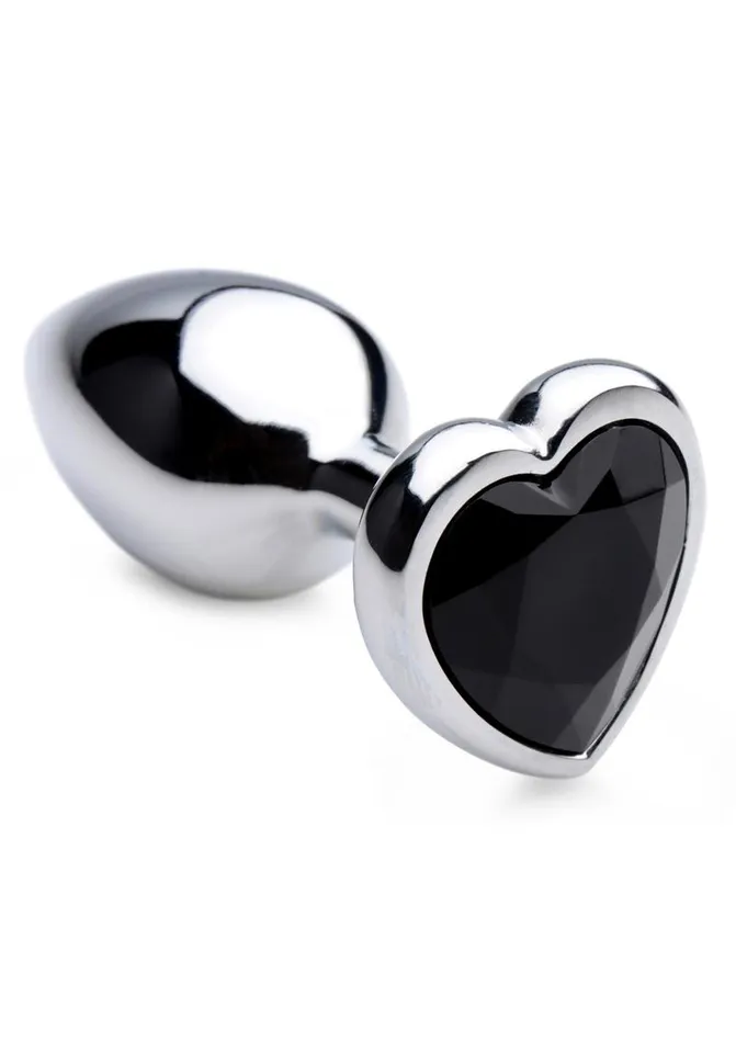 Anal Booty Sparks Gemstones Black Heart Anal Plug Booty Sparks