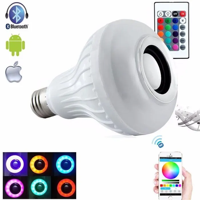 Anal INTRENDZSTORE Lumiparty Singing LED Light Bulb E27 with Bluetooth Speaker and Remote Control