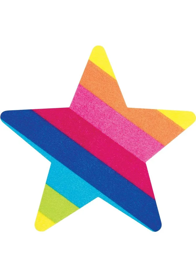 Anal Rainbow Starz Pasties Peekaboo Pasties