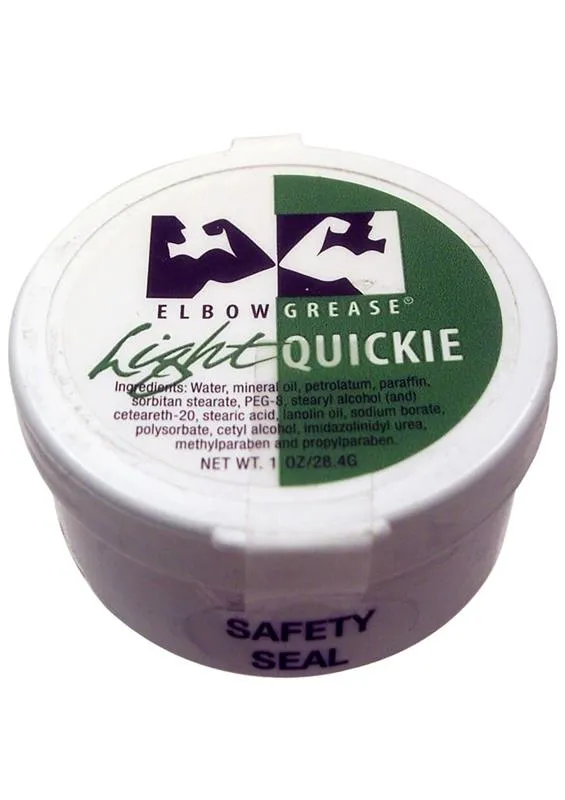 B Cumming Company Inc Dildos Elbow Grease Light Cream 1Oz Quickies