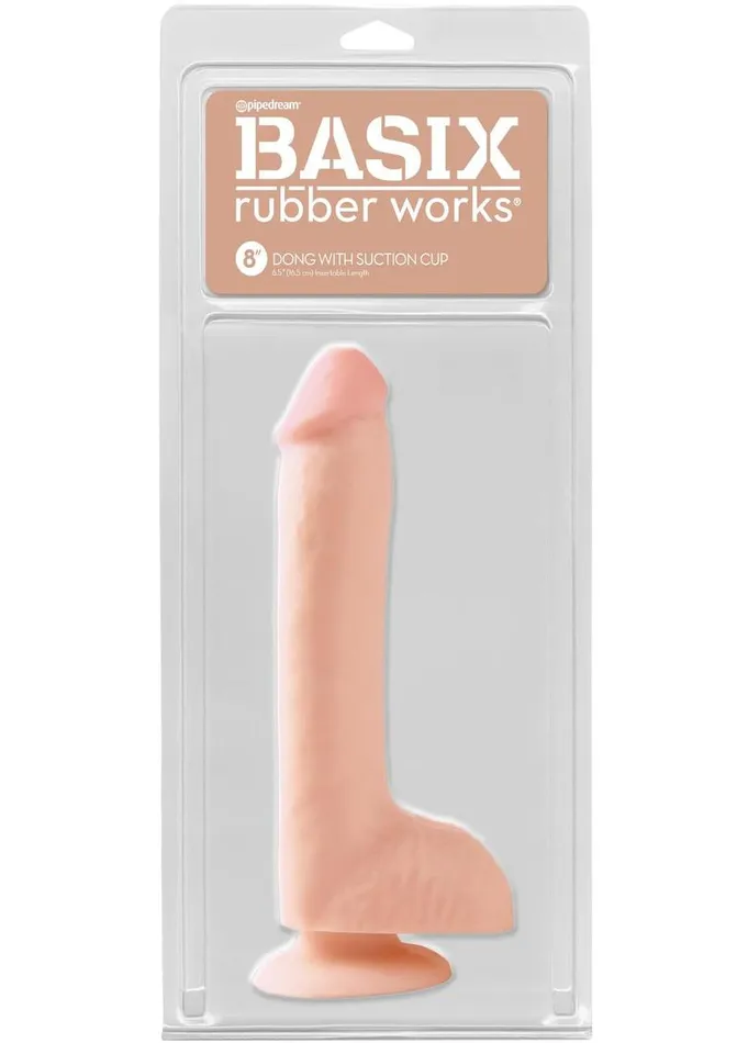 Basix Rubber Works Dildos | Basix Rubber Works Dong with Suction Cup