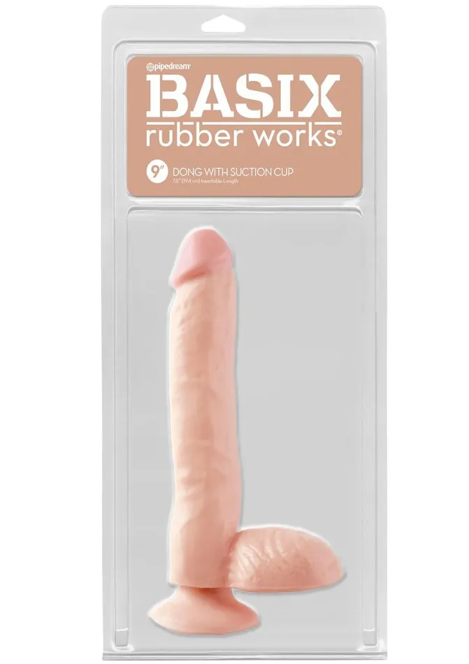 Basix Rubber Works Dildos | Basix Rubber Works Dong with Suction Cup