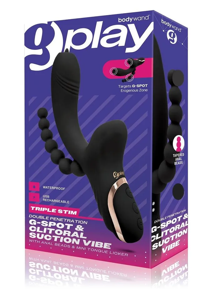 Bodywand G-Play G-Spot and Suction W/ Anal Beads | Bodywand Anal