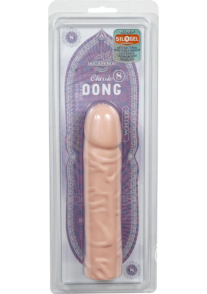 Classic Dong Sil A Gel 8 Doc Johnson Enterprises Dildos