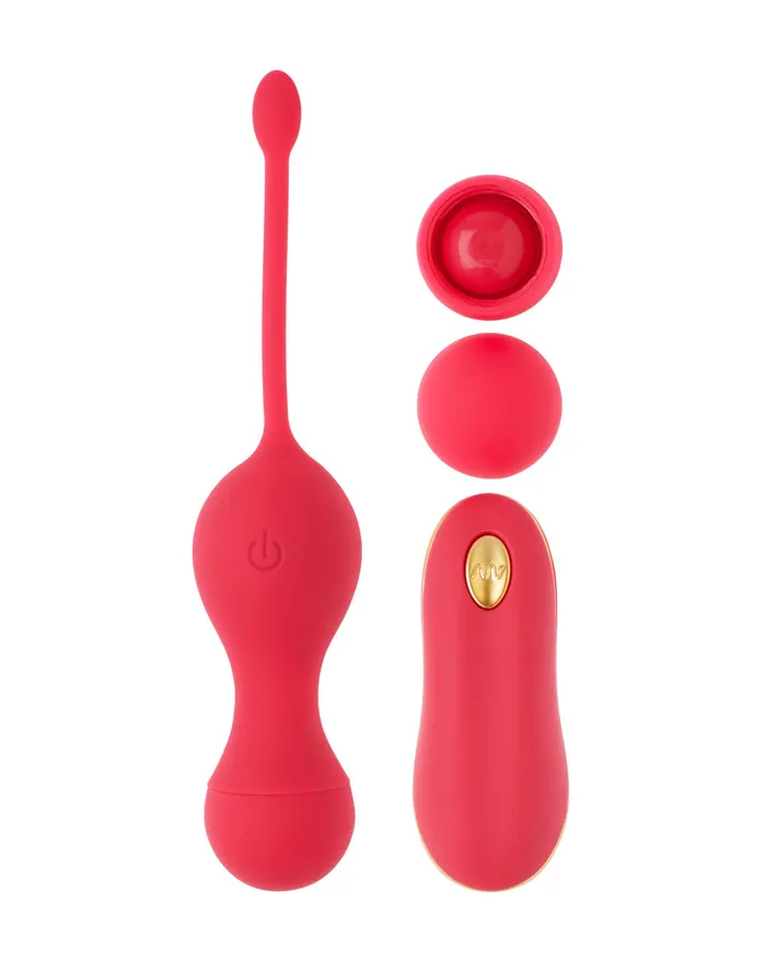 Couples Share Satisfaction Eyden Remote Controlled Kegel Trainer with Droplet Cord