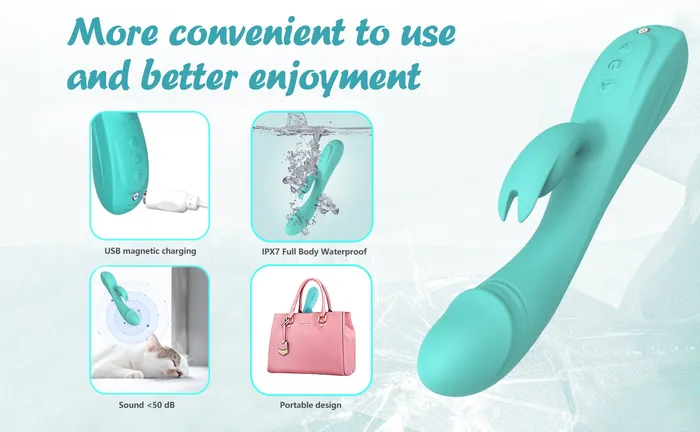 Dildo Vibrator 3in1 Sex Toys for Women,7*7 Vibrators Mode CKSOHOT 8.4'' Silicone Dildos, IPX7 Waterproof Sex Toy, Magnetic Charge Adult Sex Toys & Games Sex Toys for Couples Men Adult Toys | CKSOHOT Couples