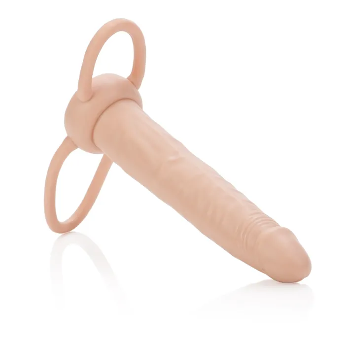 Dildos | CalExotics The Accommodator Dual Penetrator - Ivory