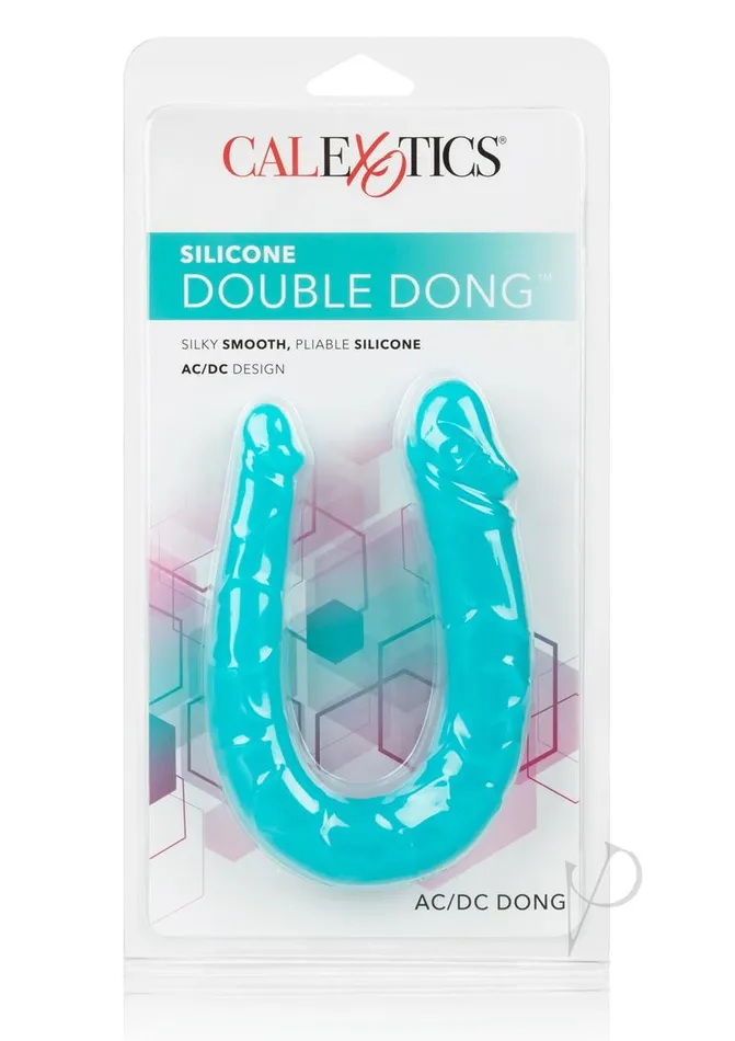 Dildos California Exotic Novelties Llc Silicone Double Dong AcDc Dong Teal