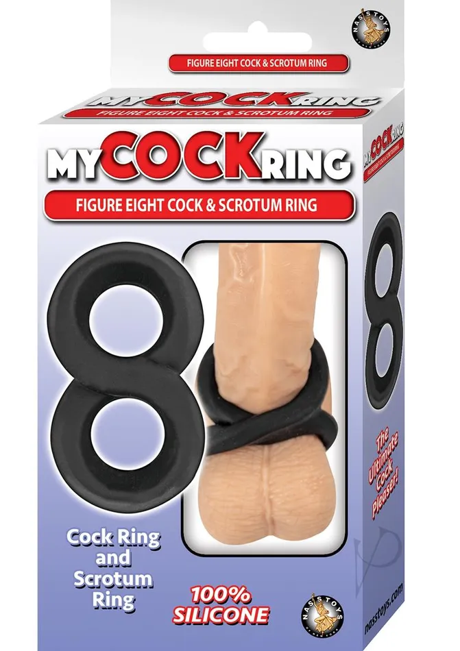 Dildos Novelties By Nasswalk Inc My Cockring Figure Eight Cock And Scrotum