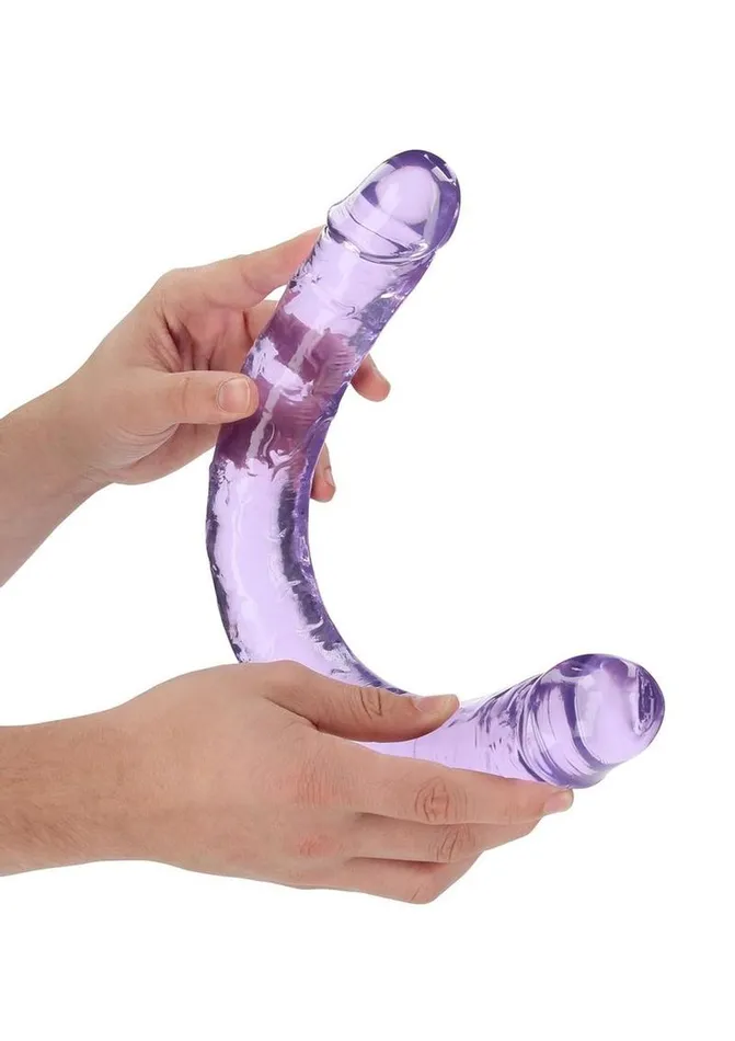 Dildos | Real Rock Realrock Crystal Clear Double Dong