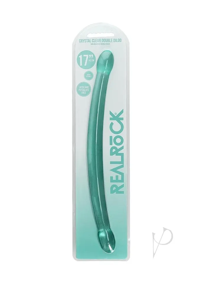 Dildos | Real Rock Realrock Crystal Clear Double Dong