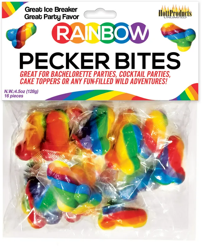 Hott Products Anal Rainbow Pecker Bites