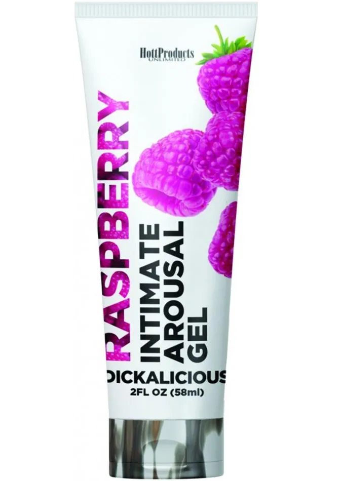 Hott Products Enhancers Dickalicious Penis Arousal Gel 2oz Raspberry