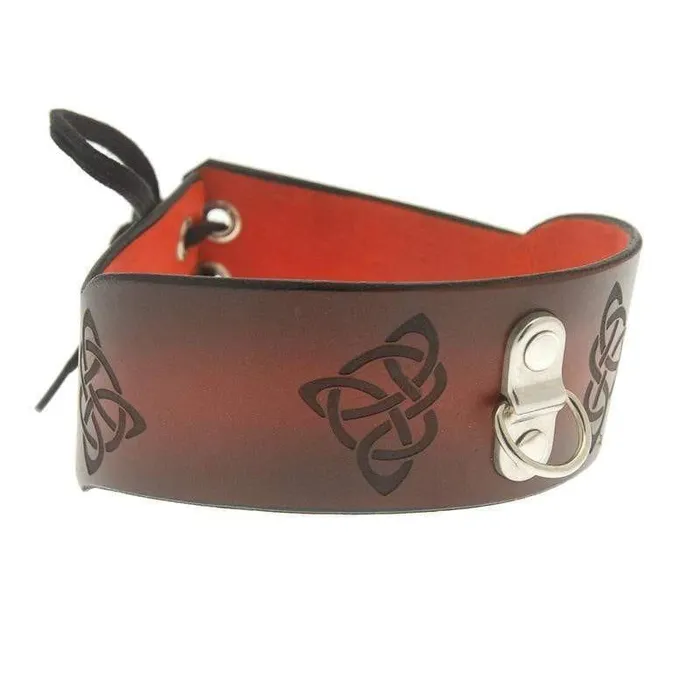 House of Eros Range Anal House Of Eros Dark Red Celtic Collar