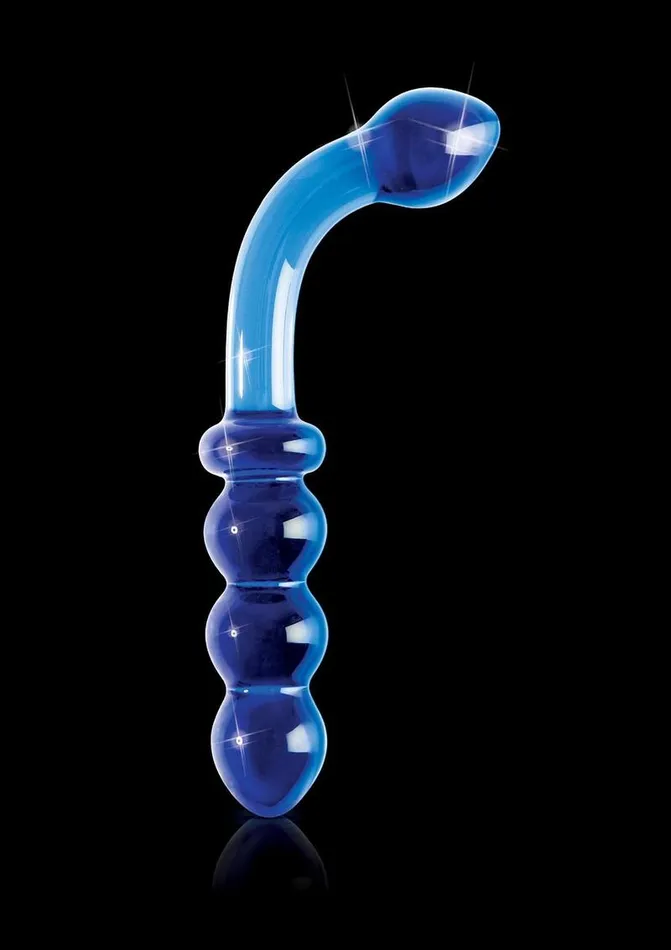 Icicles No 31 DoubleSided Glass GSpot Massager and Anal Probe Icicles Anal