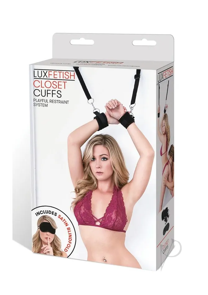 Lux Fetish Couples | Lux Fetish Closet Cuffs Adjustable Playful Restraint System