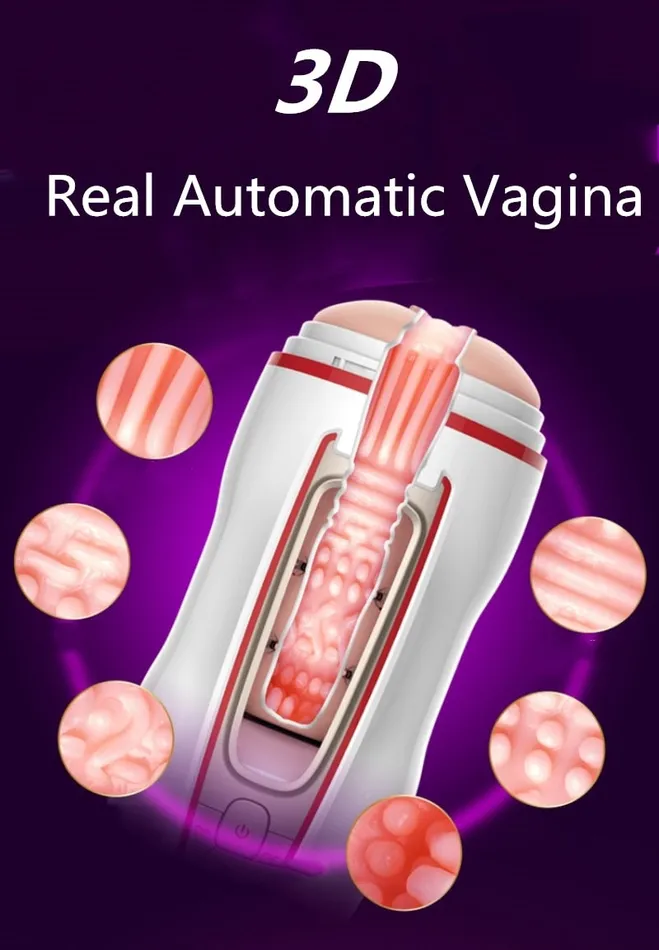 Male Sex Toys | Blissful Delirium Sexual Wellness - Hands-free Male Masturbator 49 Modes Strong Vibrator Realistic Virgin Pussy Masturbation Cup