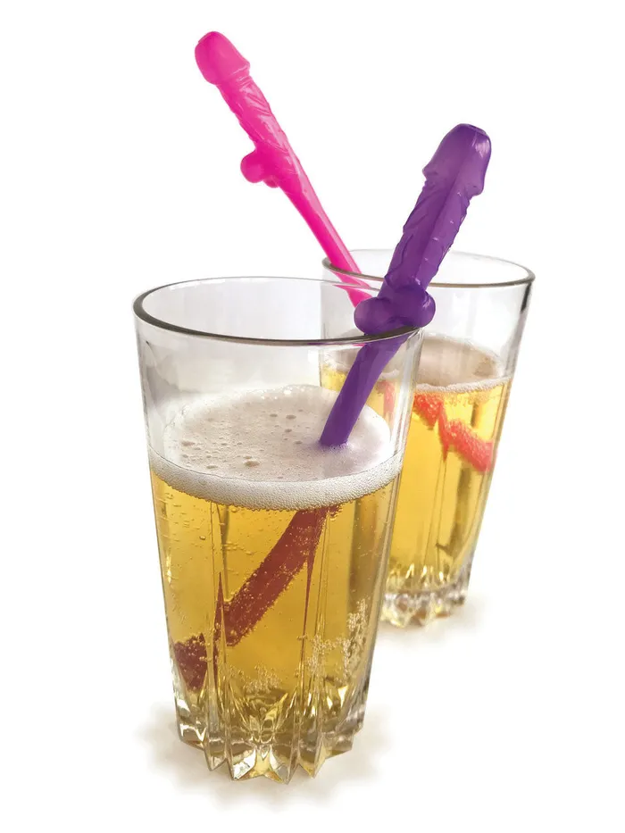 Male Sex Toys Little Genie Super Fun Penis Party Straws