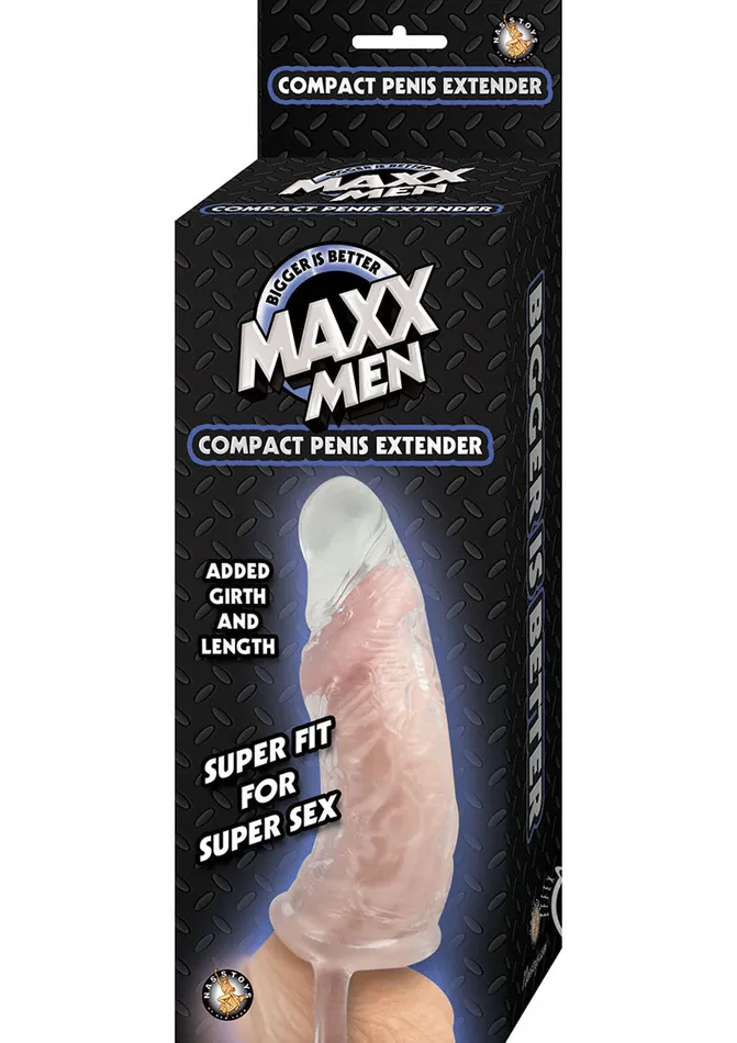 Male Sex Toys Maxx Men Compact Penis Sleeve Clear Nasswalk