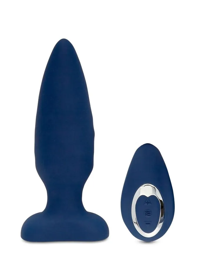 Male Sex Toys Nu Sensuelle Andii Rechargeable Silicone Plug with Roller Motion Nu Sensuelle