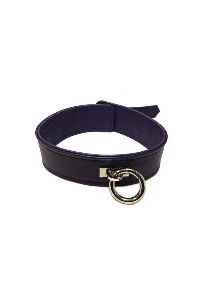 Male Sex Toys | Rouge Rouge Plain Leather Adjustable Collar 1 Ring