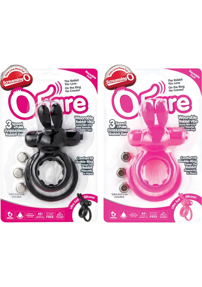 Male Sex Toys | Screaming O Ohare Silicone Vibrating Cock Ring Waterproof