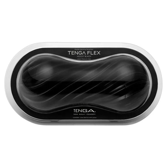 Male Sex Toys Tenga Tenga Flex Rocky Black Masturbator