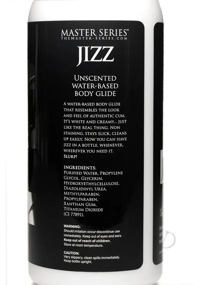 Master Series Jizz Unscented Water Based Lube | Master Series Male Sex Toys