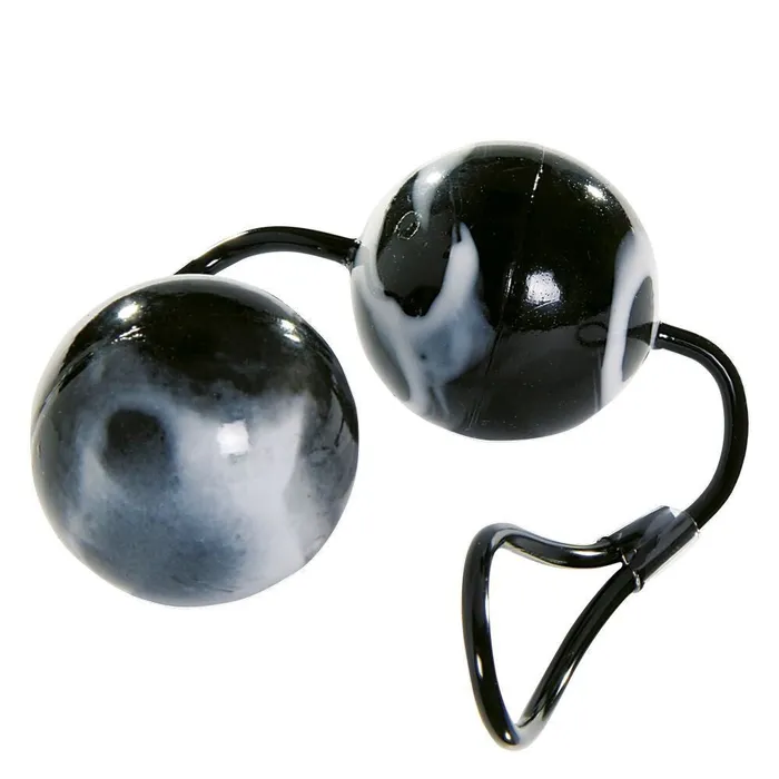 Me You Us Dildos Duo Balls Black And White