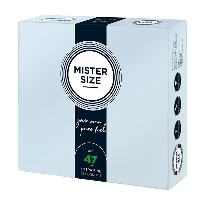 Mister Size Male Sex Toys Mister Size 47mm Pure Feel Condoms