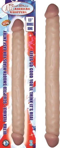 Nasstoys Dildos | All American Whopper Double-Dong in Flesh